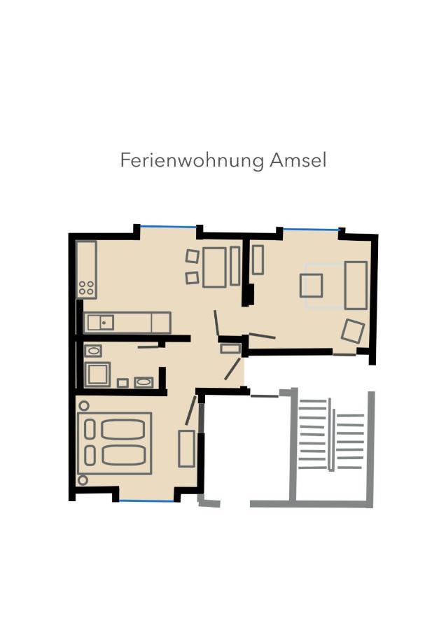 Ferienwohnung Amsel Essen Buitenkant foto